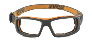 Picture of uvex 6109221 Safety Goggle Orange with Tight Fit Kit