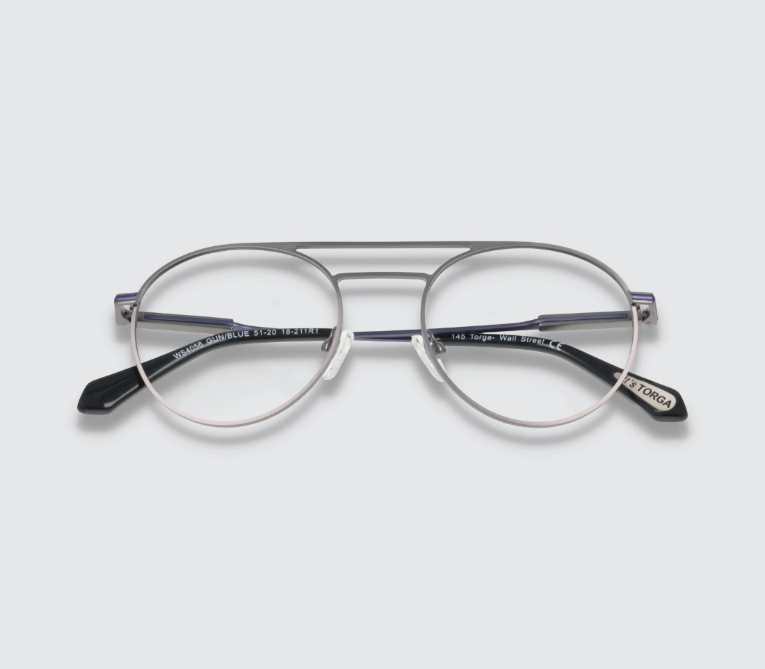 Wall Street 4056 Blue Gunmetal