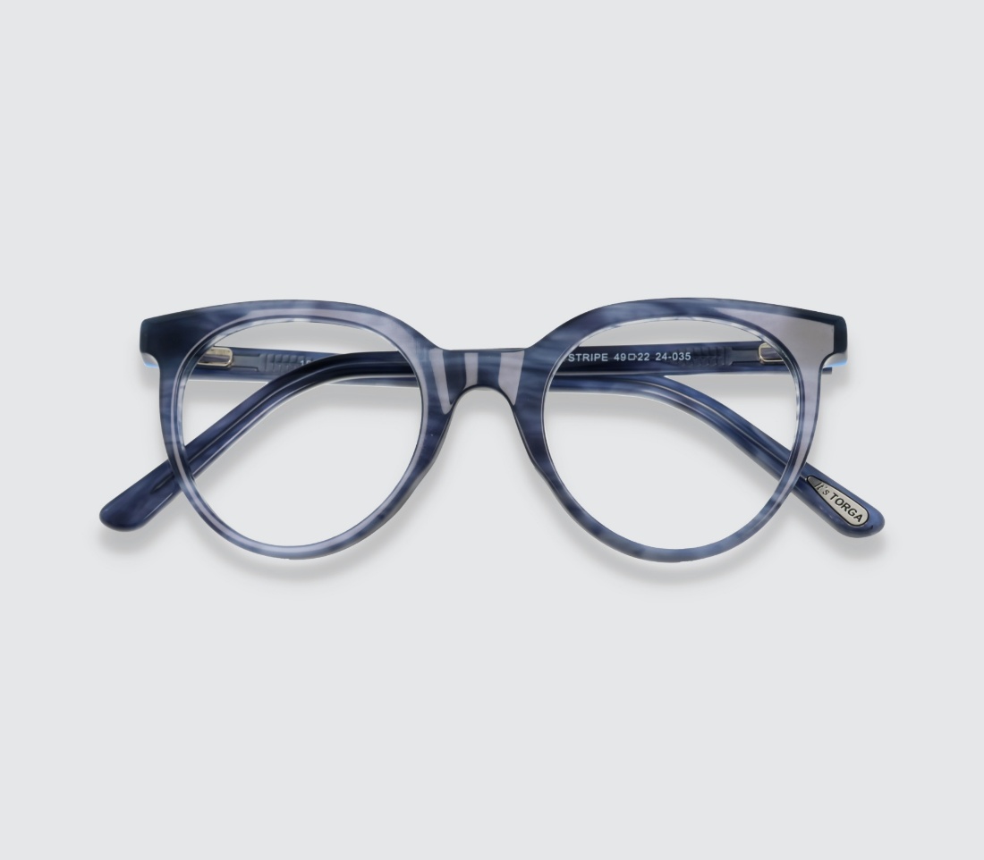 Wall Street 4058 Blue Stripe