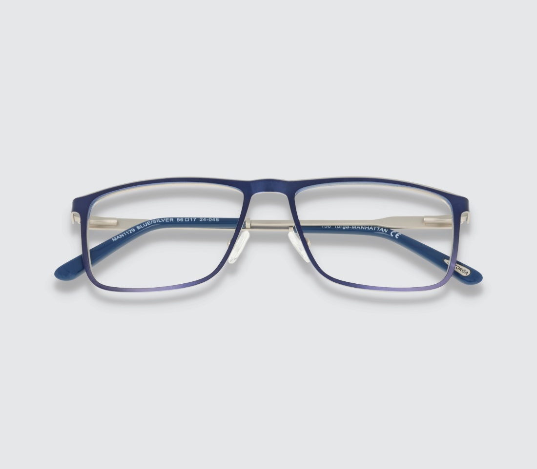 Manhattan 1129 Blue Silver