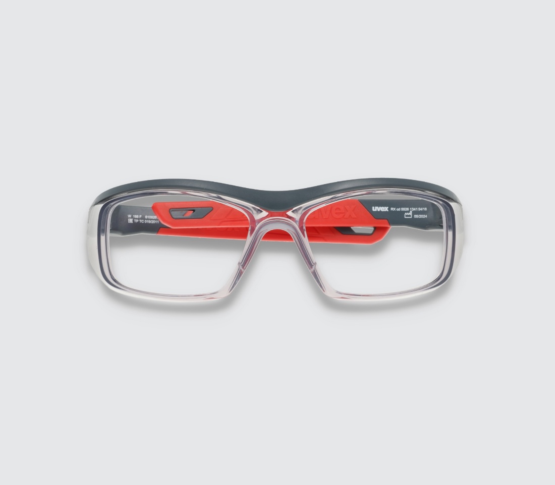 Uvex RX cd 5526 Safety Frame Grey Orange