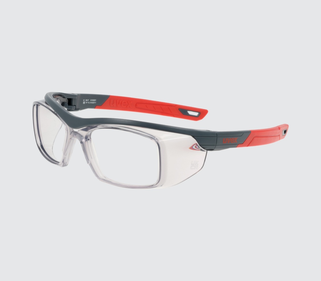 Uvex RX cd 5526 Safety Frame Grey Orange