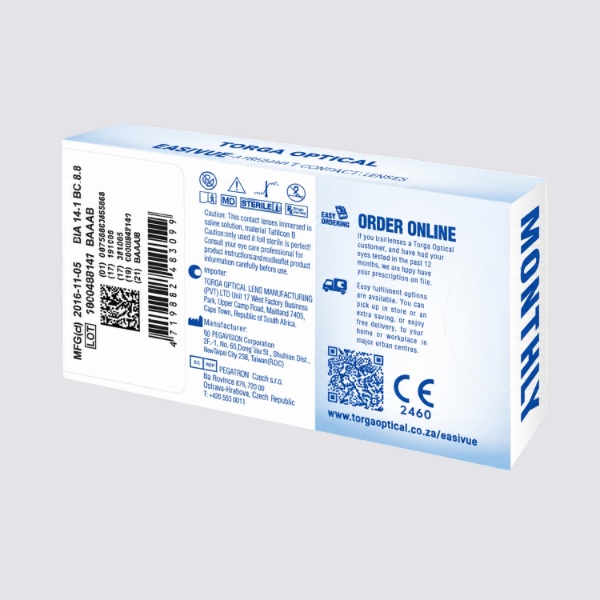 Easivue Monthly Lenses Packshot