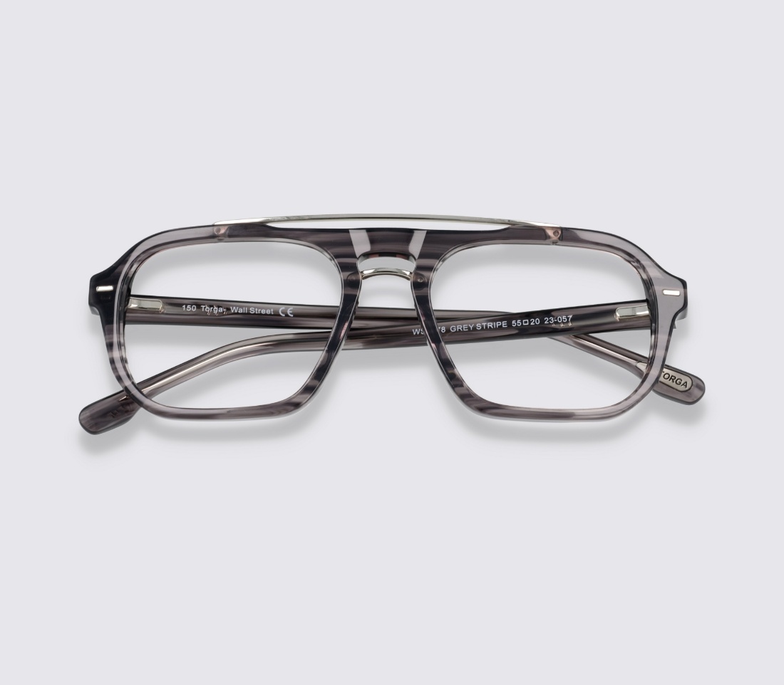 Wall Street 4078 Grey Stripe