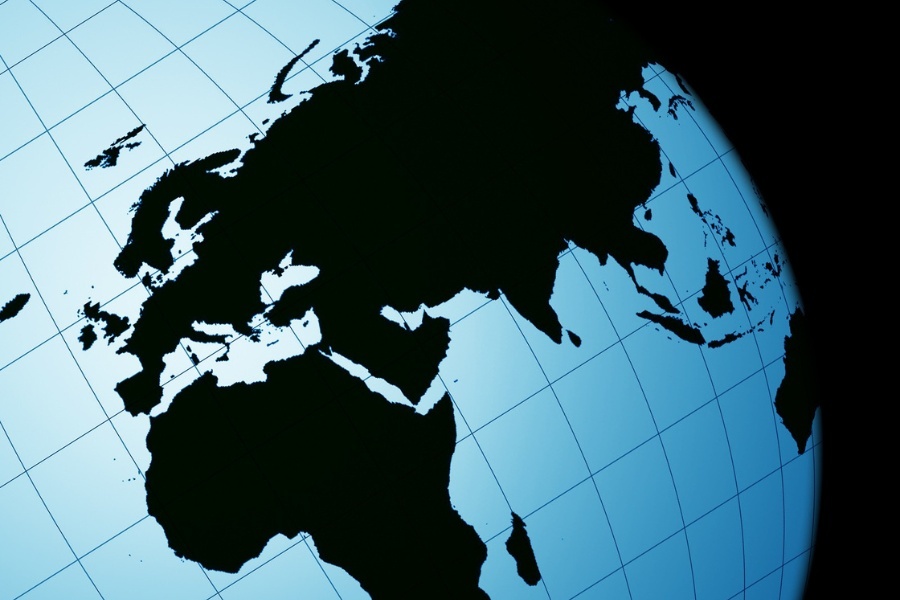 World map representing international business expansion