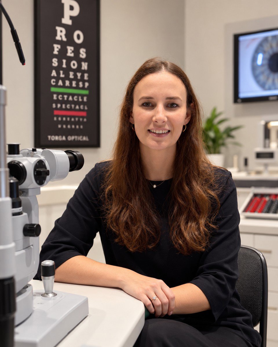 Megan Janse van Rensburg, optometrist at Torga Optical Walvis Bay Dunes Mall